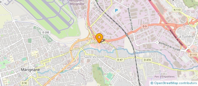 localisation de l'entreprise SYZAK  SAINT-VICTORET