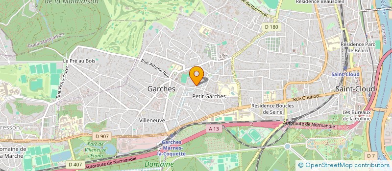 localisation de l'entreprise SYZALAN INVEST à GARCHES