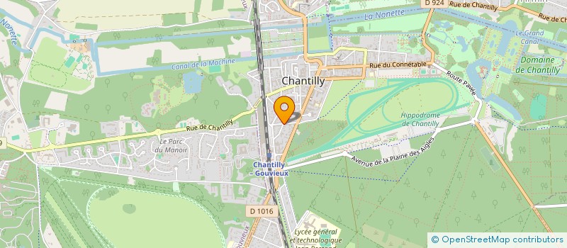 localisation de l'entreprise SYZYGY ACC  CHANTILLY