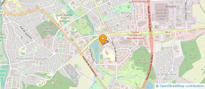 localisation de l'entreprise SZ  METZ