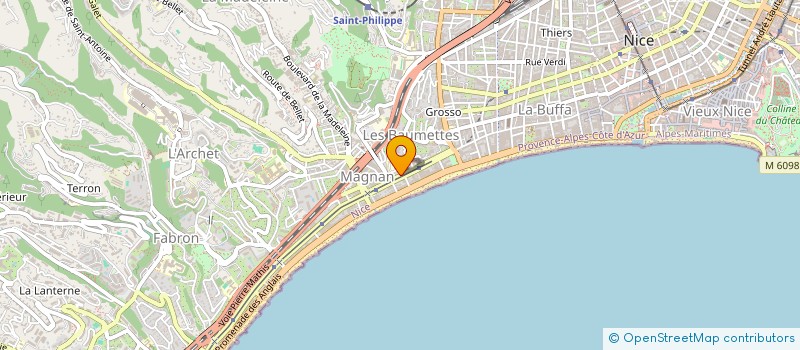 localisation de l'entreprise SZ AMINCISSEMENT à NICE