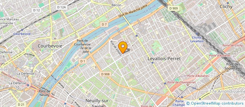 localisation de l'entreprise SZ CONSULTING  LEVALLOIS-PERRET