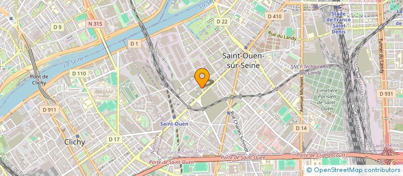 localisation de l'entreprise SZ DBC à SAINT-OUEN-SUR-SEINE