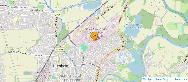 localisation de l'entreprise SZ ELECTRICITE à BISCHHEIM