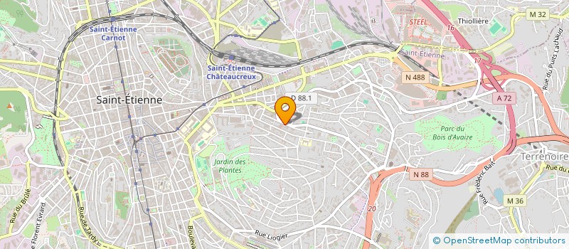 localisation de l'entreprise SZ FINANCES  SAINT-ETIENNE