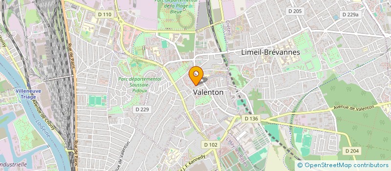 localisation de l'entreprise SZ IMMO à VALENTON