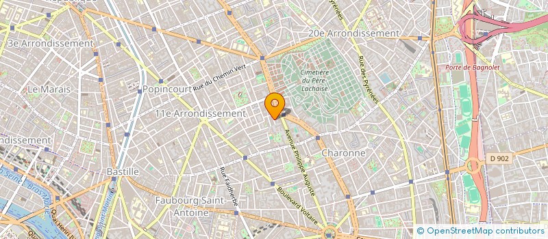 localisation de l'entreprise SZ2  PARIS