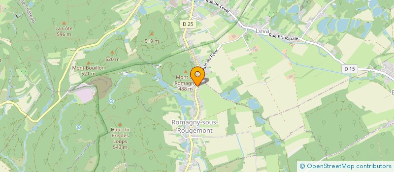 localisation de l'entreprise SZABO à ROMAGNY-SOUS-ROUGEMONT