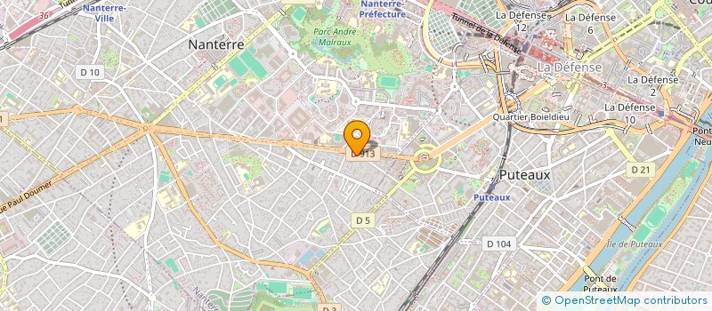 localisation de l'entreprise SZABO&SZABO  NANTERRE