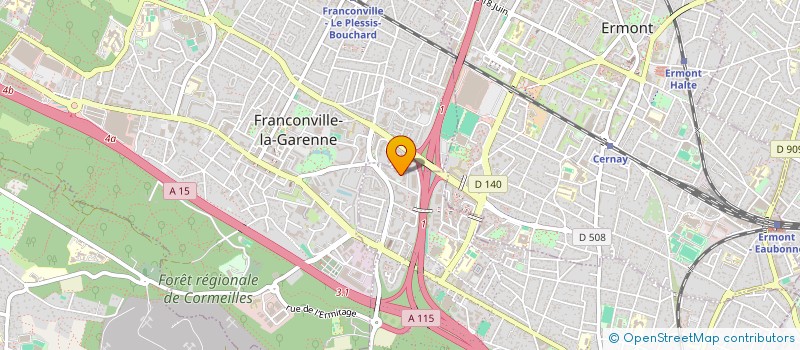 localisation de l'entreprise SZCOM à SANNOIS