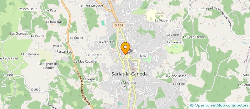 localisation de l'entreprise SZL IMMOBILIER à SARLAT-LA-CANEDA