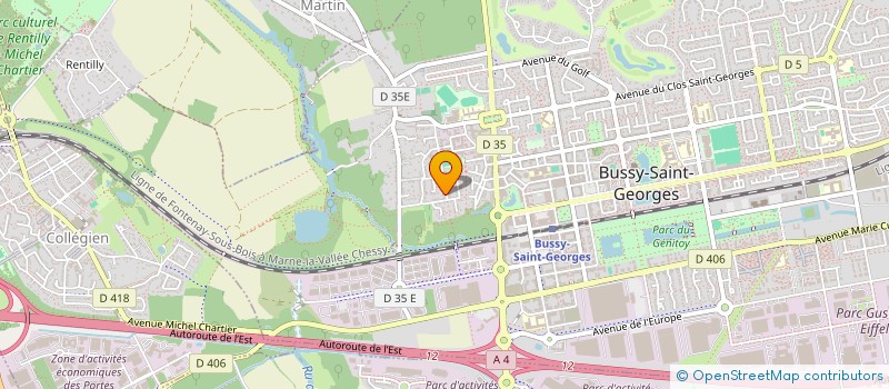 localisation de l'entreprise SZLAGA INVESTISSEMENTS SAS  BUSSY-SAINT-GEORGES