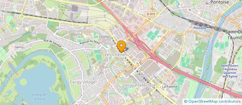 localisation de l'entreprise SZLARL  DOCTEUR GROS CATHERINE  CERGY