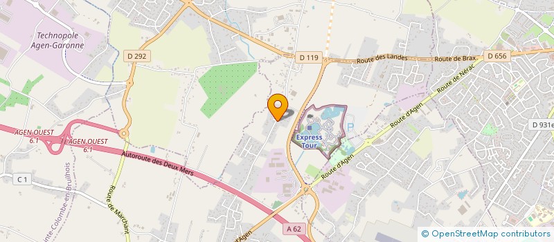 localisation de l'entreprise SZNEIDER  SALLES  ROQUEFORT