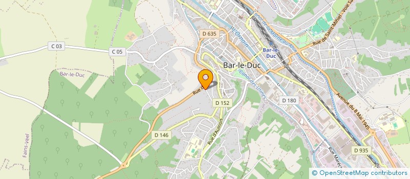 localisation de l'entreprise SZPONICK PERE ET FILS à LONGEVILLE-EN-BARROIS