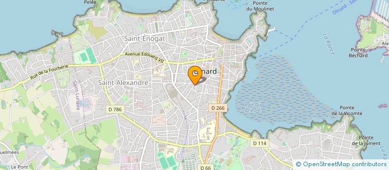 localisation de l'entreprise SZWAJCER  DINARD