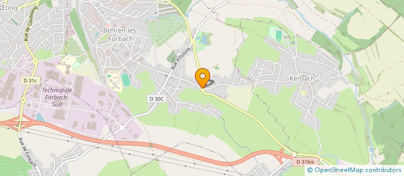 localisation de l'entreprise SZYSA  BEHREN-LES-FORBACH