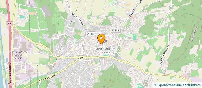 localisation de l'entreprise T 2 M à SAINT-PAUL-TROIS-CHATEAUX