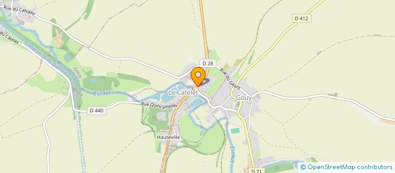 localisation de l'entreprise T.2.R.  GOUY