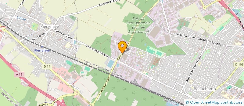 localisation de l'entreprise T 20 DEVELOPPEMENT  PIERRELAYE