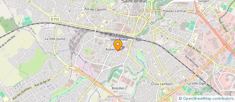 localisation de l'entreprise T 242 à SAINT-BRIEUC