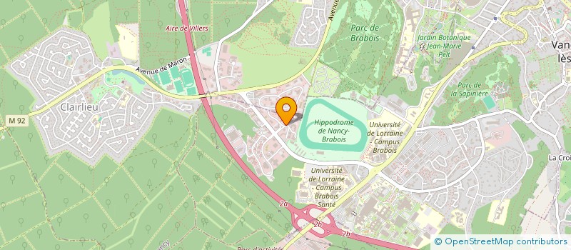 localisation de l'entreprise T 3 R  VANDUVRE-LES-NANCY
