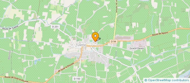 localisation de l'entreprise T-4H AUTOMOBILE  TULETTE