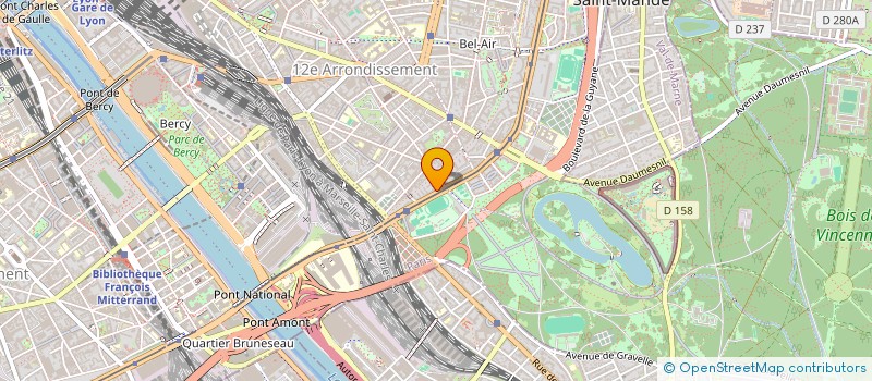 localisation de l'entreprise T.A.  PARIS