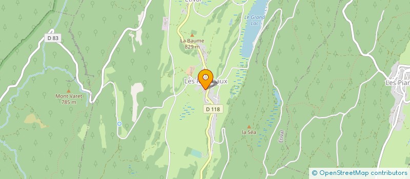 localisation de l'entreprise T & A  CLAIRVAUX-LES-LACS