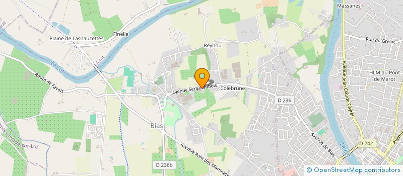 localisation de l'entreprise T.A.  BIAS