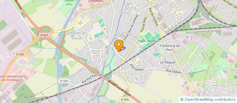 localisation de l'entreprise T & A  LAMBRES-LEZ-DOUAI