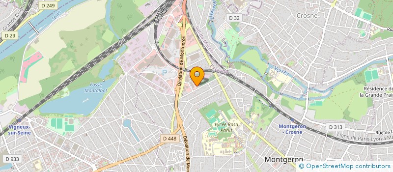 localisation de l'entreprise T&A AGENCY  MONTGERON