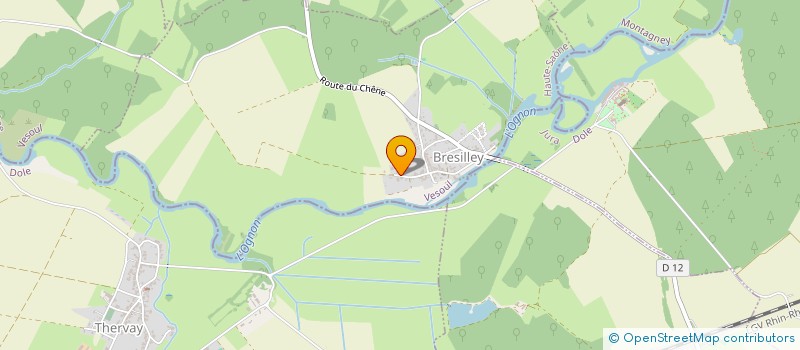 localisation de l'entreprise T&A ASSOCIES  BRESILLEY