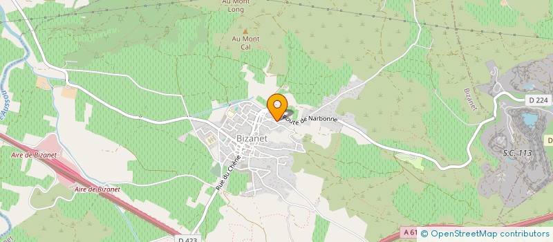 localisation de l'entreprise T.A.B  BIZANET