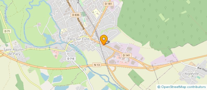 localisation de l'entreprise T.A.B.R - MG  PACY-SUR-EURE