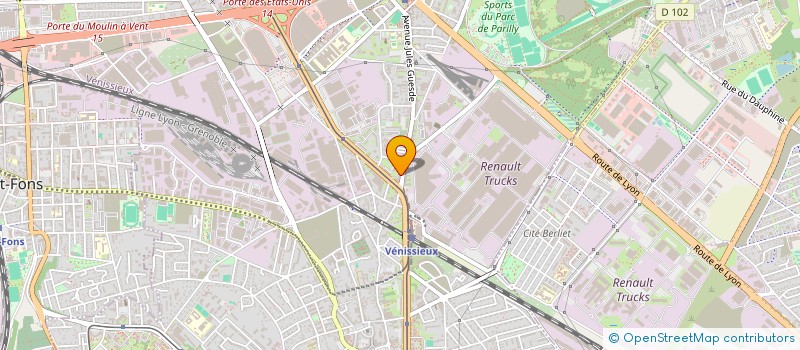 localisation de l'entreprise T.A BEAUTY  VENISSIEUX