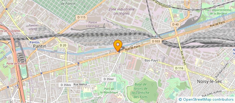 localisation de l'entreprise T.A.C  BOBIGNY