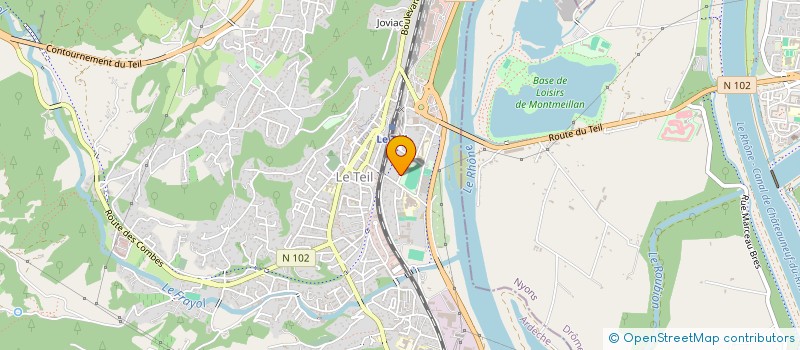 localisation de l'entreprise T.A.C  LE TEIL