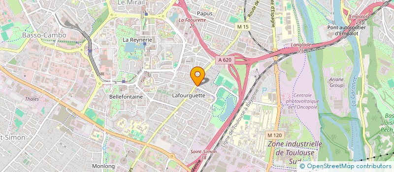 localisation de l'entreprise T.A.C.GYMNASTIQUE VOLONTAIRE à TOULOUSE
