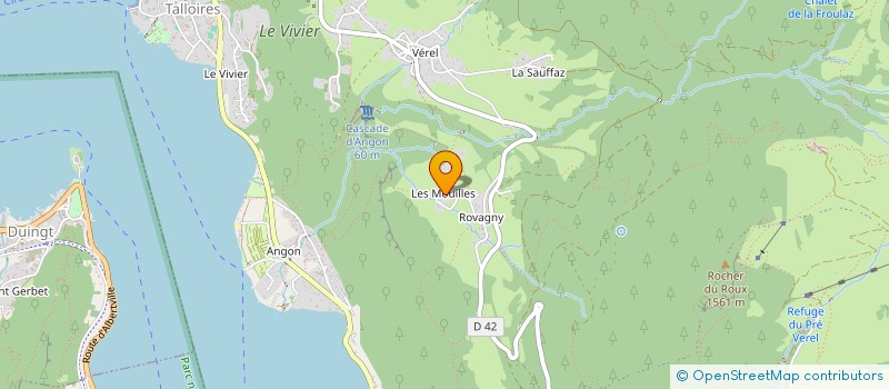 localisation de l'entreprise T.A.CONSEILS  TALLOIRES-MONTMIN