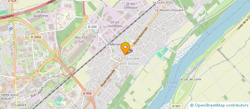 localisation de l'entreprise T.A. CONSEILS  LA CHAUSSEE-SAINT-VICTOR