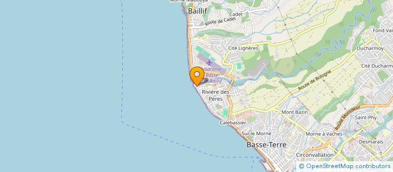 localisation de l'entreprise T.A DISTRIBUTION à BASSE-TERRE