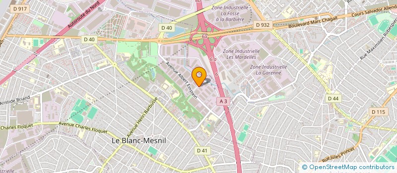 localisation de l'entreprise T.A.F. à LE BLANC-MESNIL