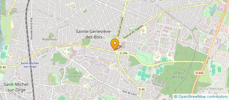localisation de l'entreprise T A F 91 à SAINTE-GENEVIEVE-DES-BOIS