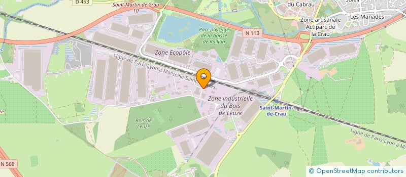 localisation de l'entreprise T.A.F INTERIM à SAINT-MARTIN-DE-CRAU