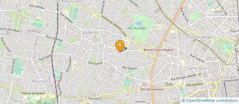 localisation de l'entreprise T.A.G. DISTRIBUTION à BORDEAUX