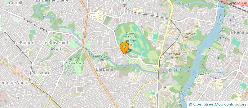 localisation de l'entreprise T.A.G.O (TRAVAUX AMENAGEMENT GROS OEUVRE) à NANTES