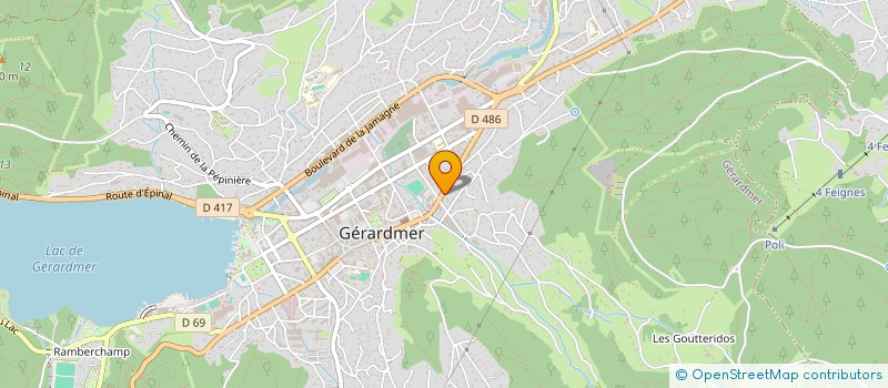 localisation de l'entreprise T.A GERARDMER COACH à GERARDMER