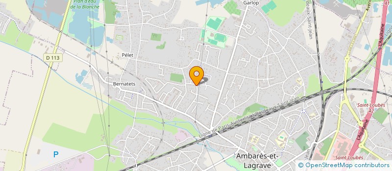 localisation de l'entreprise T.A.J. INVESTISSEMENTS à AMBARES-ET-LAGRAVE