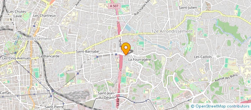 localisation de l'entreprise T.A.L. à MARSEILLE